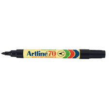 107001 - ARTLINE 70 PERM BLK MKR BOX 12