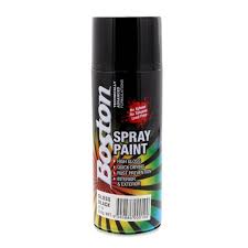 BT39 - GLOSS BLACK SPRAY CAN BOSTON