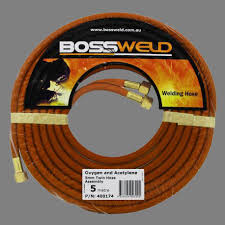 400175 - OXY/ACET HOSE 10M WITH FITTING