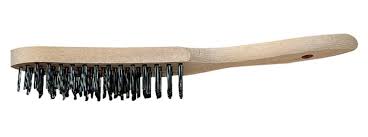 43673003 - HAND WIRE BRUSH INOX 4 ROW