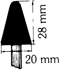 66253183095 - A5 MOUNTED POINT 20x28mm