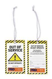 STC12575 - OUT OF SERVICE TAG 100PK