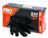 MDNPFHD-XL - BLACK NITRILE GLOVE HD XL 100P