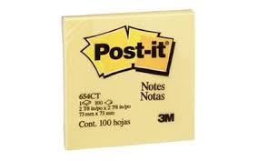 XT002046982 - 3M PLAIN POST IT NOTES