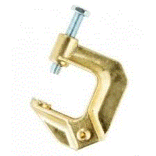 500062 - BRASS G EARTH CLAMP 500AMP