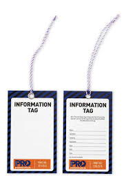 STI12575 - SAFETY INFORMATION TAG 100PK